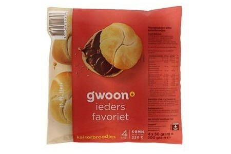 g woon kaiserbroodjes