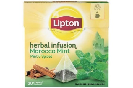 lipton infusion herbal morocco mint thee