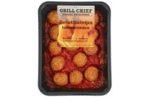 grill chief gehaktballetjes tomatensaus