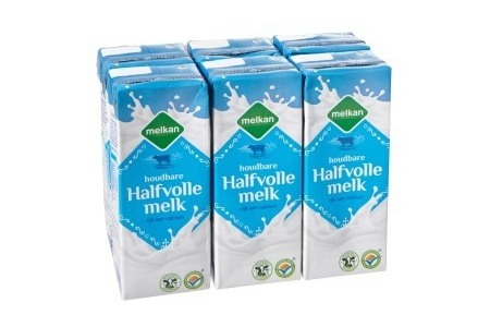 melkan houdbare halfvolle melk