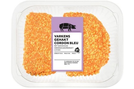 ah varkensgehakt cordon blue