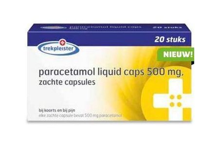 trekpleister paracetamol liquid caps 500 mg