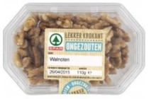 spar ongezouten walnoten