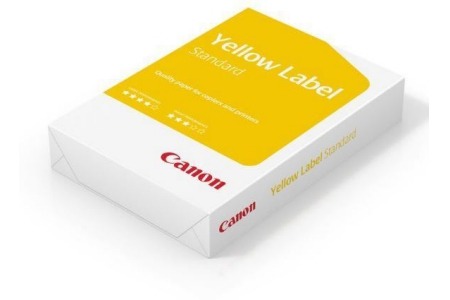 canon a4 papier yellow label