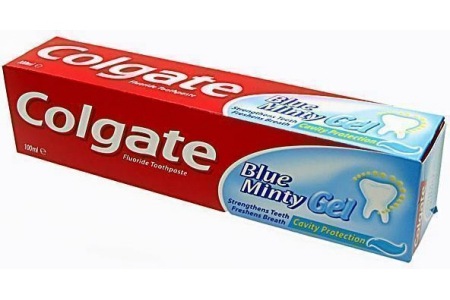 colgate blue minty gel tandpasta