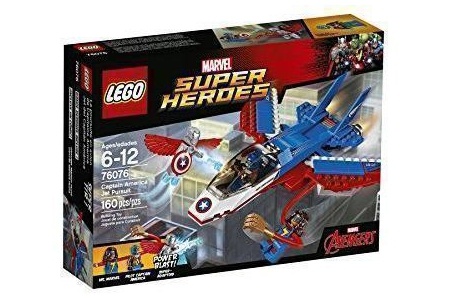lego heroes captain america jet achtervolging