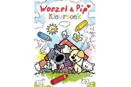 woezel en pip kleurboek