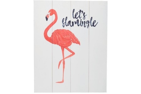 wanddecoratie flamingo