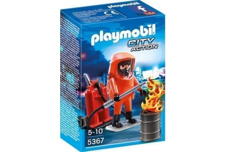 playmobil brandweerman met gaspak