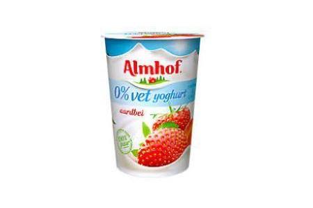 almhof 0 vet yoghurt aardbei