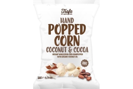 trafo handpopped corn coconut en cocoa