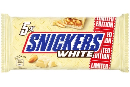snickers white 5 pack