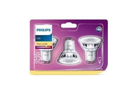 philips led lamp gu10 35w 3 stuks