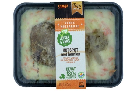 top van coop hutspot met hamlap