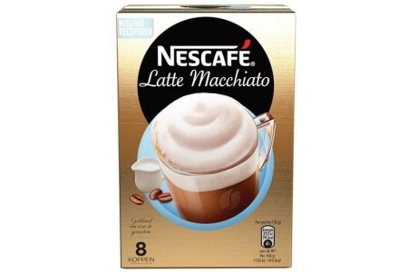 nescafe oploskoffie latte macchiato