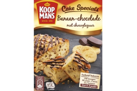 koopmans cake specials banaan chocolade