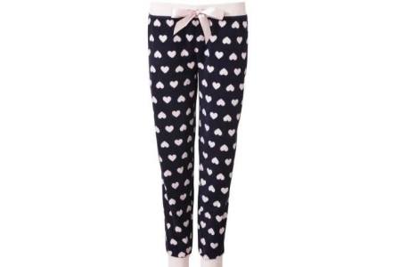 true spirit dames pyjamabroek hartjes