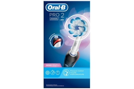 oral b elektrische tandenborstel pro 2 2000s black