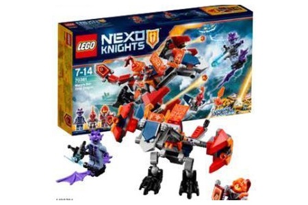 lego nexo knights 70361 macys bot drop draak