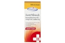 trekpleister 4 mg 5 ml suikervrije hoestdrank