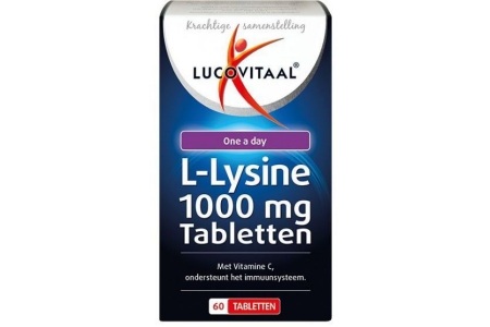 lucovitaal l lysine weerstand 60 tabletten 1000 mg