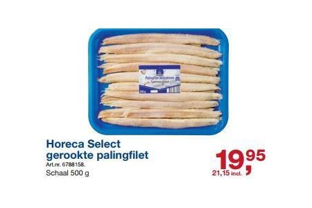 horeca select gerookte palingfilet