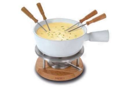 boska fondue set grijs voor fondue kaas