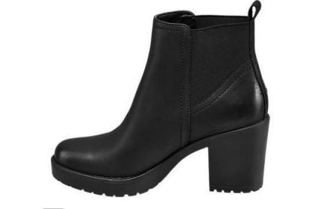 zwarte chelsea boot plateauzool