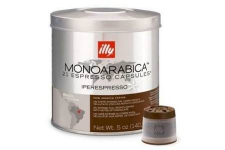 illy iperespresso koffiecapsules monoarabica brazilie
