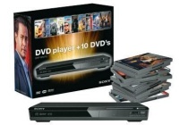 sony dvd speler met 10 films