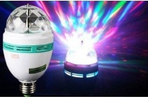 roterende multicolor disco lamp