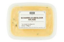 deen scharrelei bieslook salade