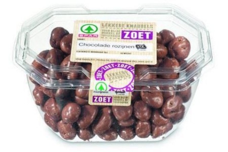 spar chocolade rozijnen melk