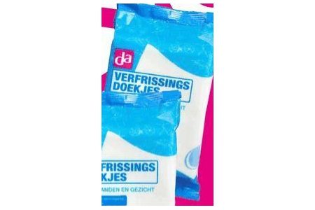 da 2x verfrissingsdoekjes