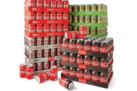 coca cola tray 24 blikjes