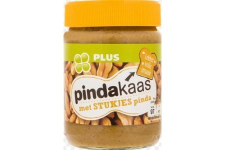 plus pindakaas met noot