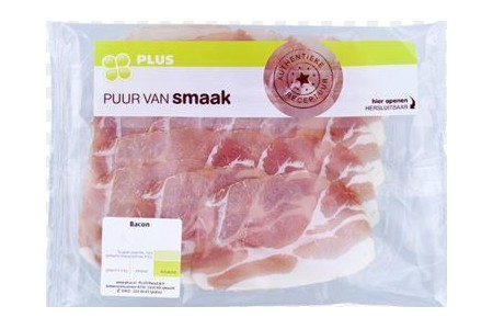 plus puur van smaak bacon