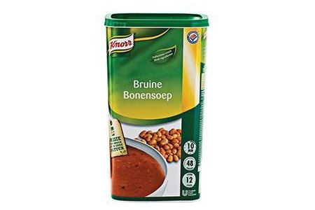 bruine bonensoep