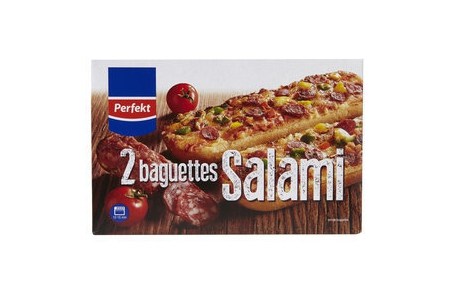 perfekt baguettes salami