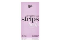 etos body ontharingsstrips 20 stuks