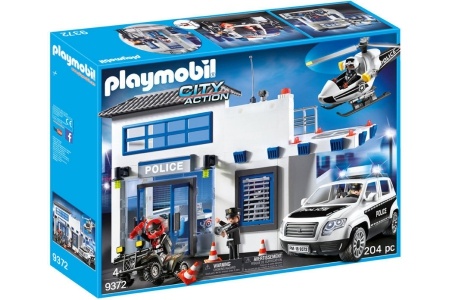 playmobil city action politiepost met voertuigen 9372