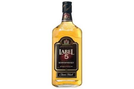 label 5 blended scotch
