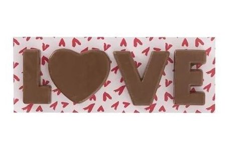 melkchocoladeletters love