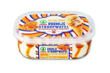 spar roomijs stroopwafel