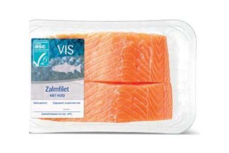 zalmfilet met huid