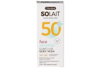 kruidvat solait sensitive spf50 face fluid