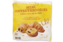 mini ontbijtbroodjes