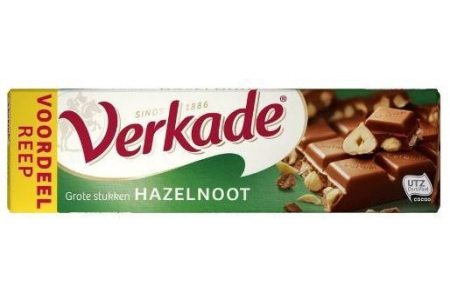 verkade hazelnoot chocoladereep