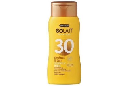 kruidvat solait protect en tan spf 30 high sunmilk zonnebrand