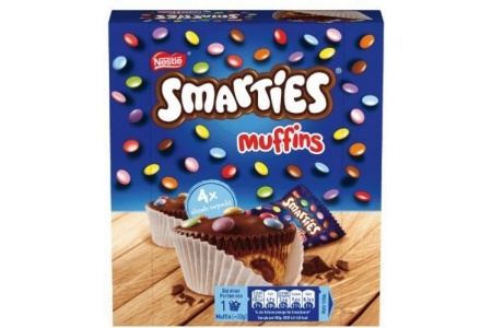 smarties muffins